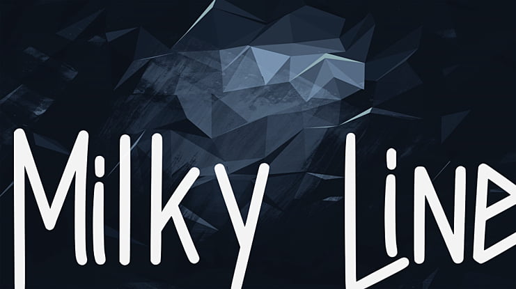 Milky Line Font
