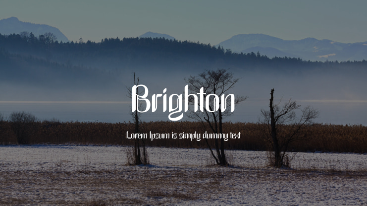 Brighton Font