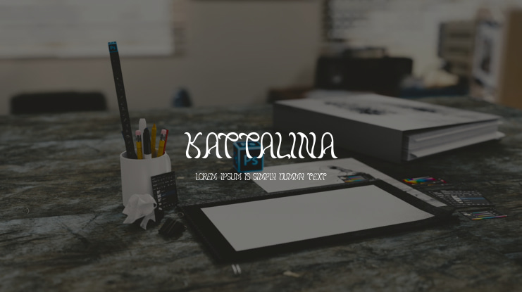 Kattalina Font