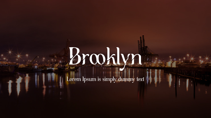 Brooklyn Font