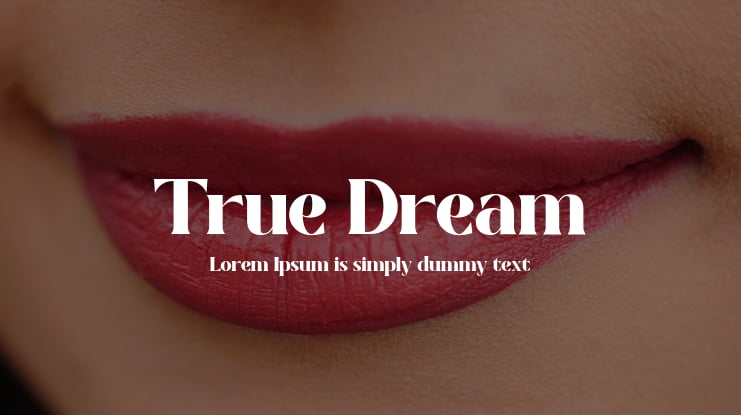 True Dream Font