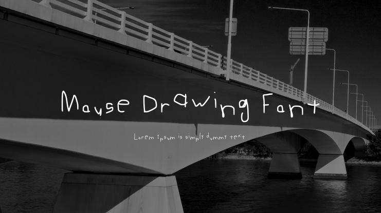 Mouse Drawing Font