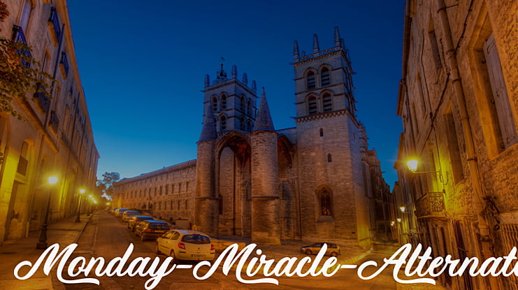 Monday-Miracle-Alternate Font Family