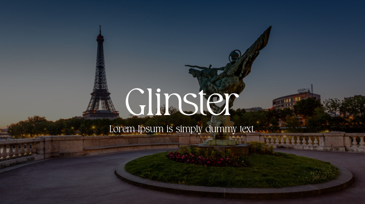 Glinster Font
