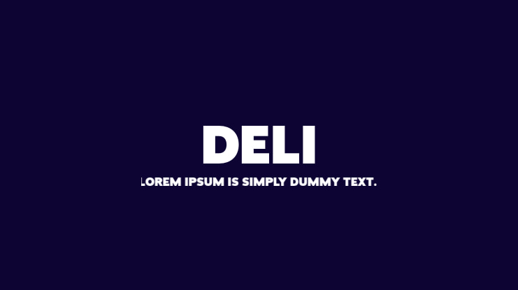 Deli Font