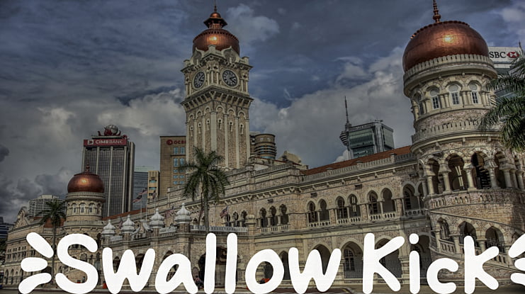 Swallow Kick Font