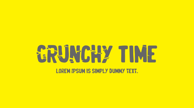 Crunchy Time Font
