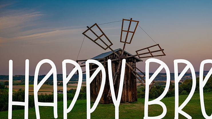HAPPY BRO Font