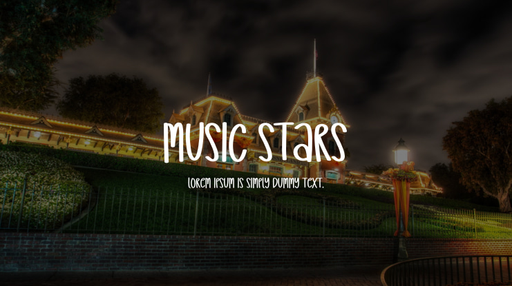 Music Stars Font