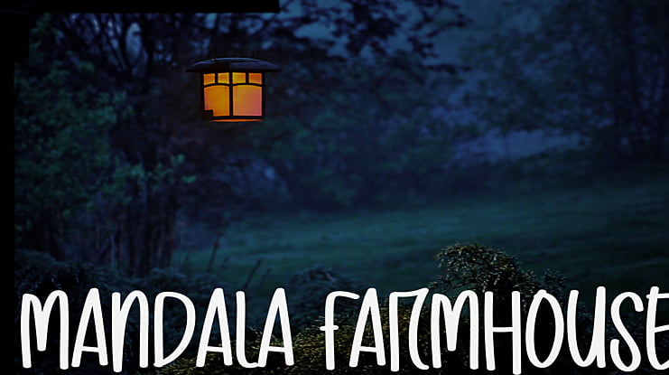 Mandala Farmhouse Font