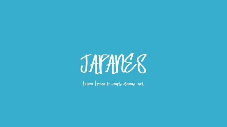 JAPANES Font