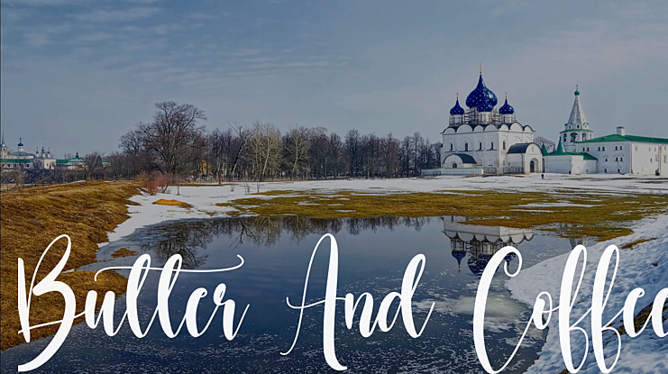 Butter And Coffee Font