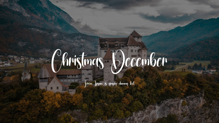 Christmas December Font