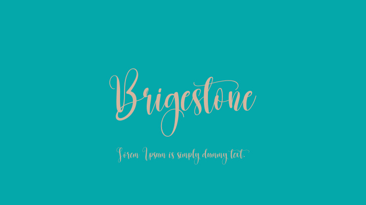 Brigestone Font