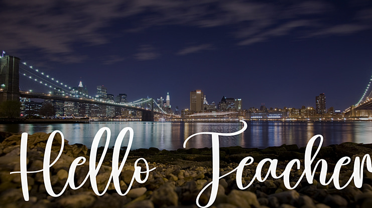 Hello Teacher Font