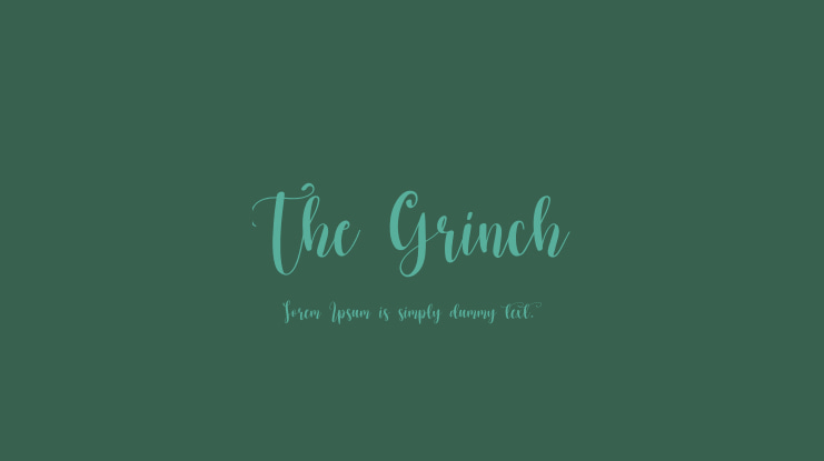The Grinch Font