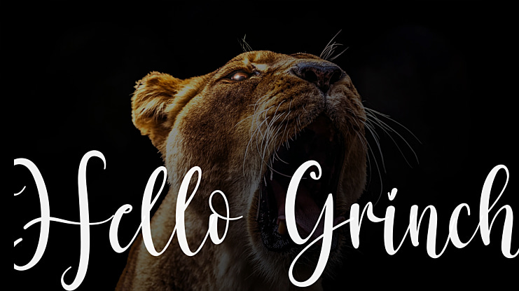 Hello Grinch Font