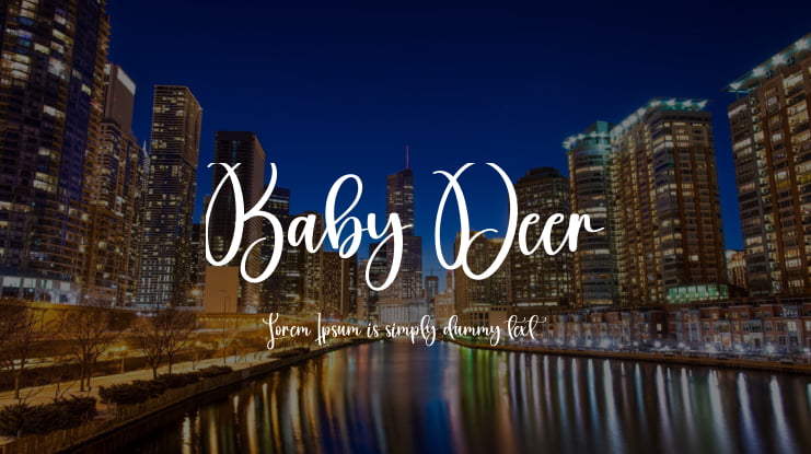 Baby Deer Font