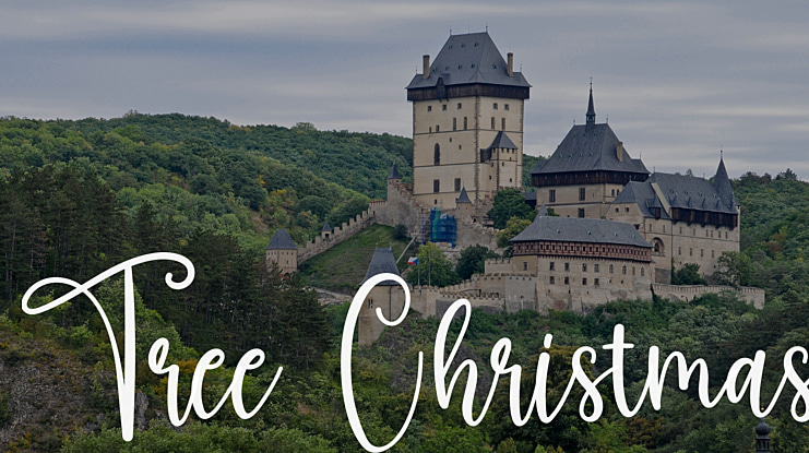 Tree Christmas Font