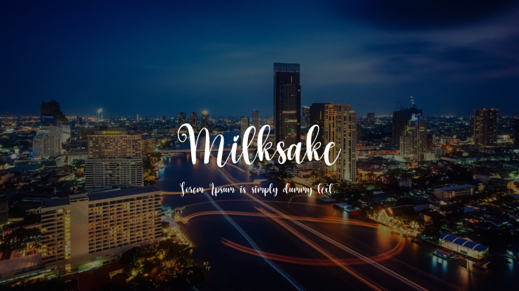 Milksake Font
