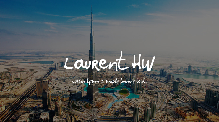 Laurent HW Font