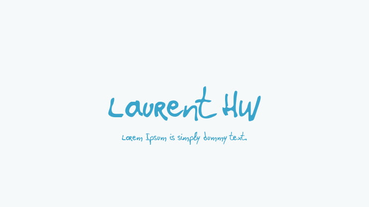 Laurent HW Font