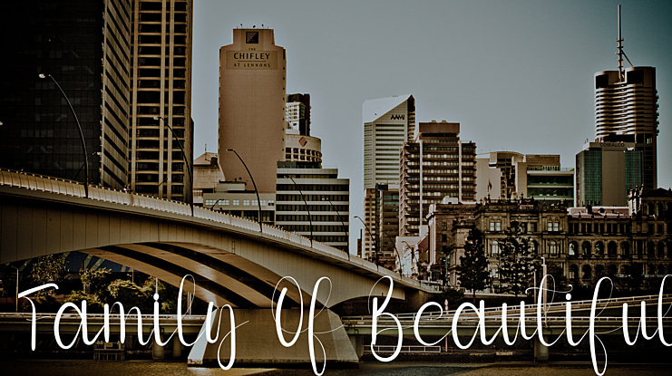 Family Of Beautiful Font