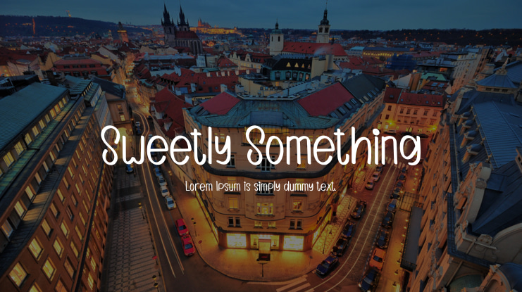 Sweetly Something Font
