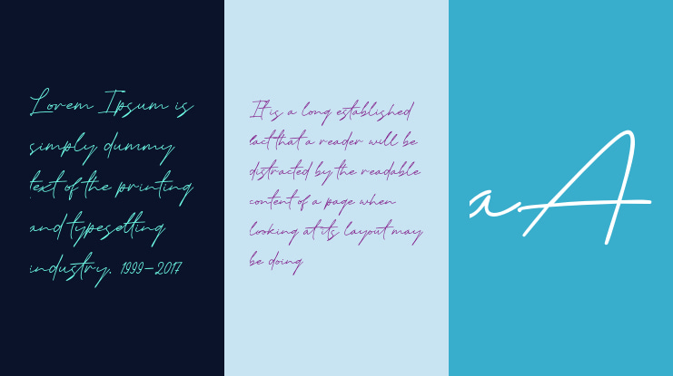 Saturday August Font