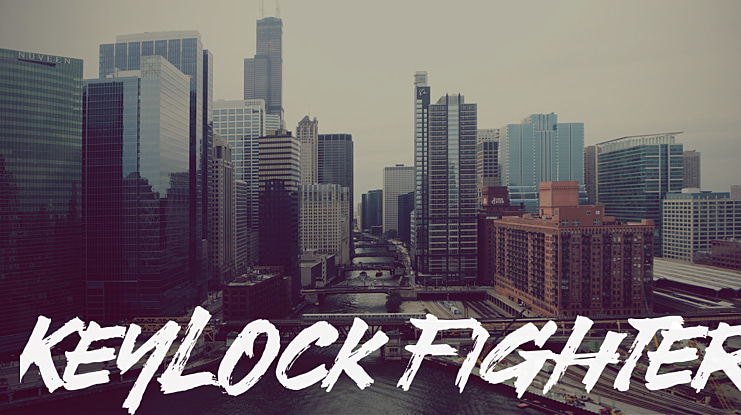 Keylock Fighter Font