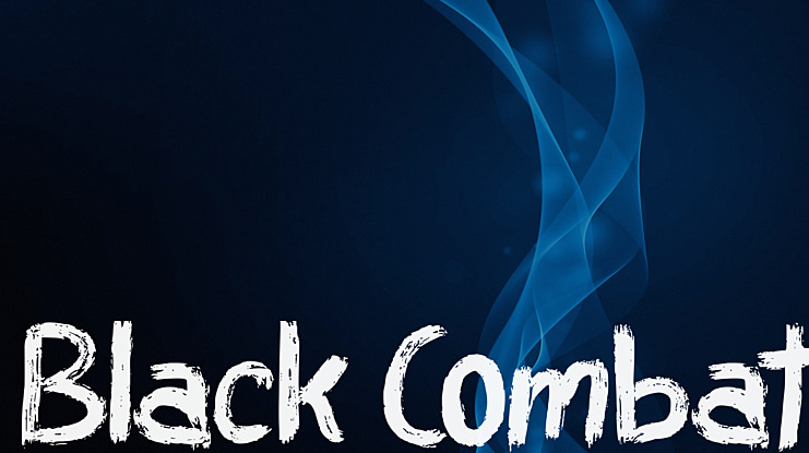 Black Combat Font