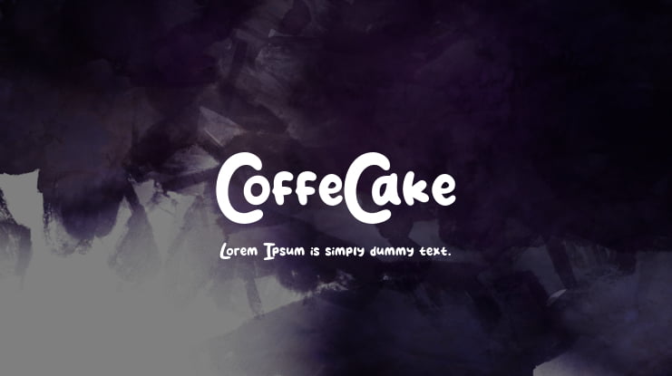CoffeCake Font