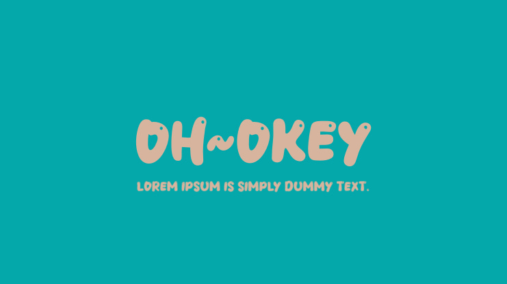 Oh Okey Font