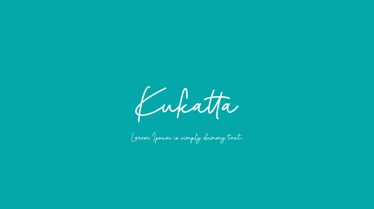 Kukatta Font