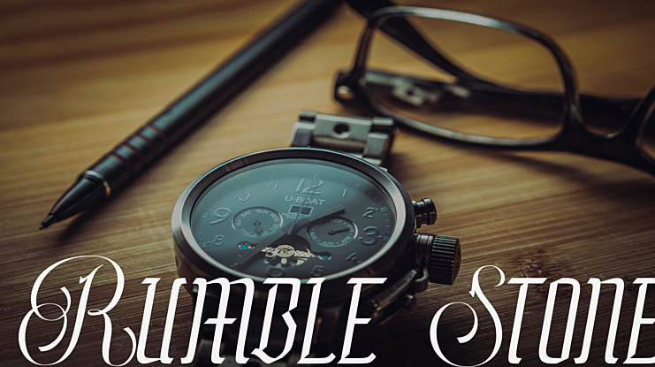 Rumble Stone Font