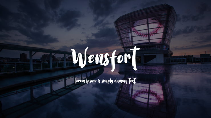 Wensfort Font