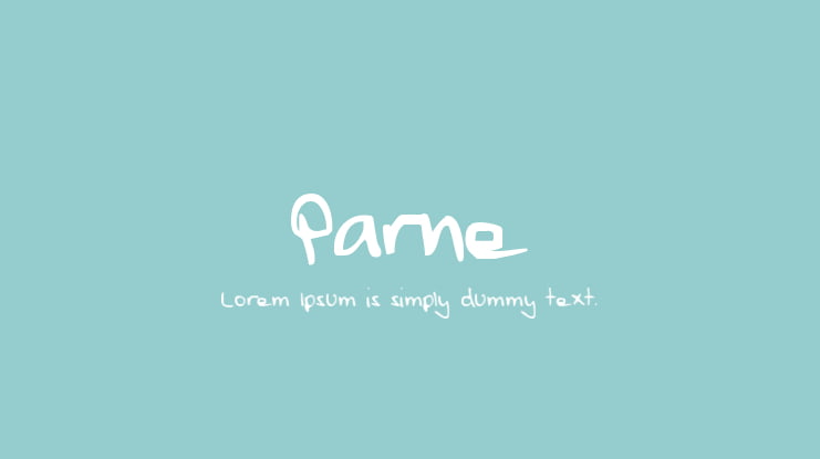 Parne Font