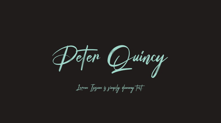 Peter Quincy Font