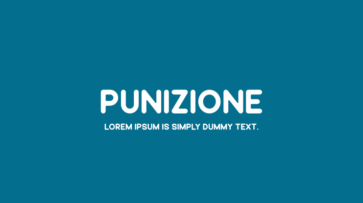Punizione Font Family