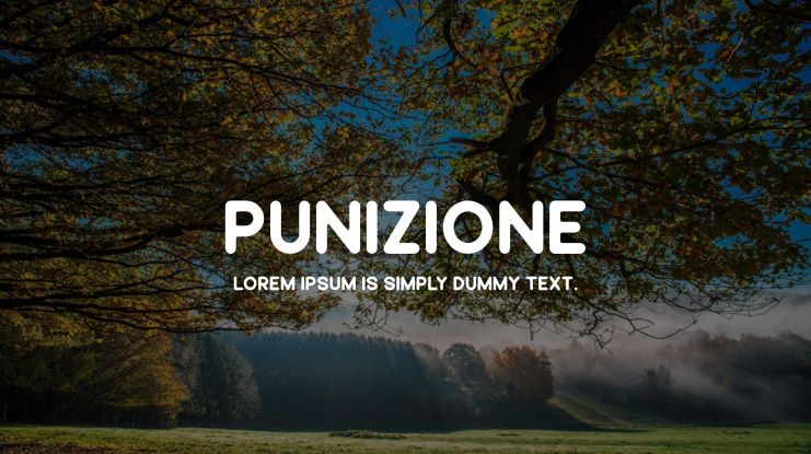 Punizione Font Family