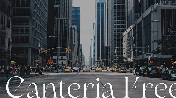 Canteria Free Font Family