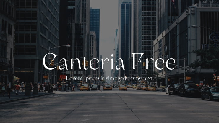 Canteria Free Font Family