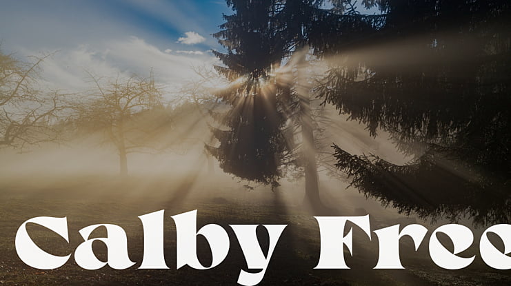 Calby Free Font Family