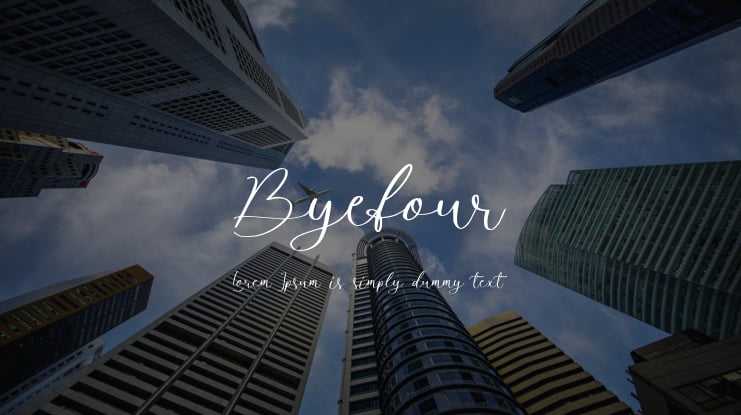 Byefour Font