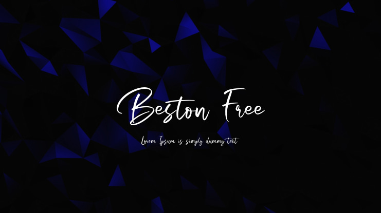 Beston Free Font Family