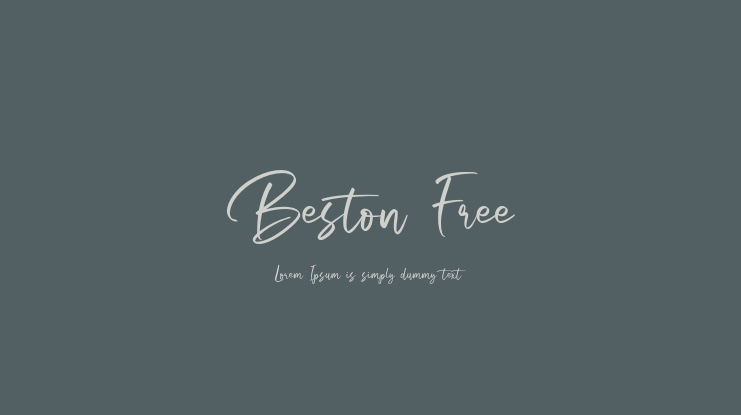 Beston Free Font Family
