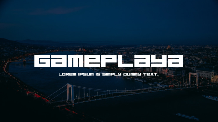 Gameplaya Font Family