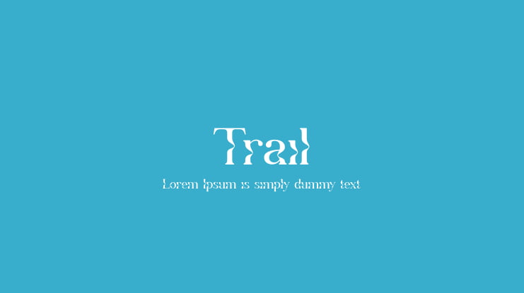 Trail Font
