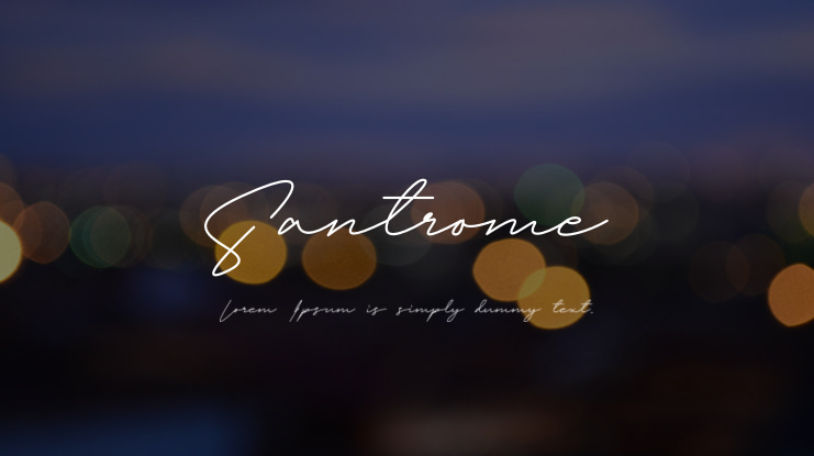 Santrome Font