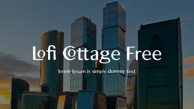 Lofi Cottage Free Font